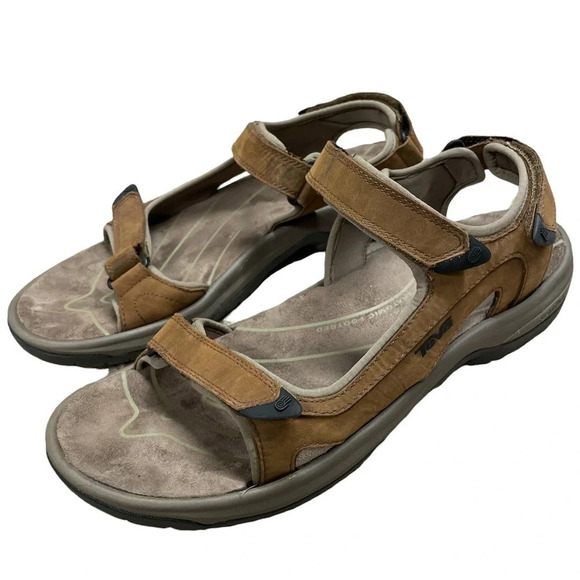 TEVA Leather Sandal Men’s 14 Waterproof Hiking Outdoorsy Summer main image 9